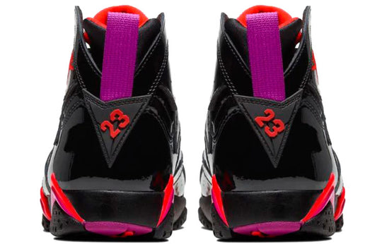 (WMNS) Air Jordan 7 Retro 'Black Gloss' 313358-006 Retro Basketball Shoes  -  KICKS CREW