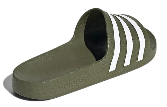 adidas Adilette Cozy Casual Army Green Unisex Slippers GZ5234