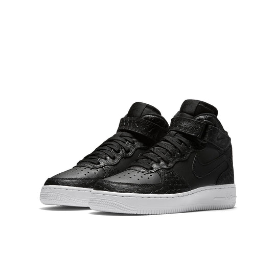 (GS) Nike Air Force 1 Mid 'Black Snake' 820342-001