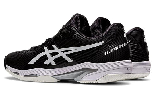 (WMNS) ASICS Solution Speed FF 2 'Black White' 1042A136-001
