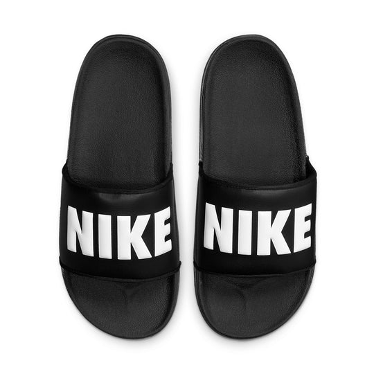 (WMNS)Nike Offcourt Silde 'Black White' BQ4632-010