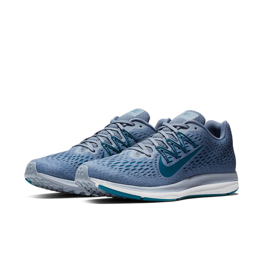 (WMNS) Nike Air Zoom Winflo 5 Grey/Blue AA7406-403 Marathon Running Shoes/Sneakers  -  KICKS CREW