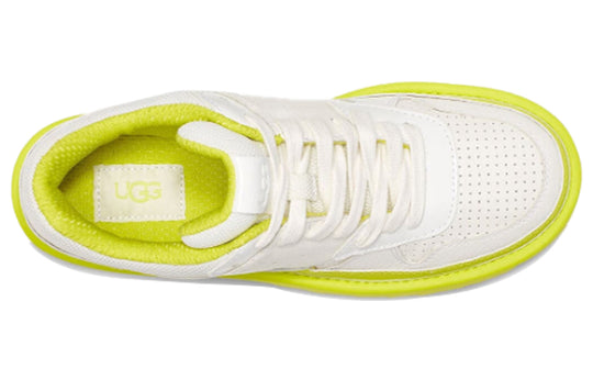 (WMNS) UGG Highland Sneaker 'White Yellow' 1114262-WSLF
