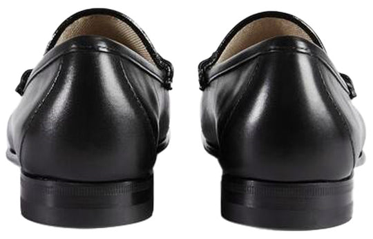 (WMNS) Gucci 1953 Horsebit Loafer 'Black Leather' 309701-BLM00-1000