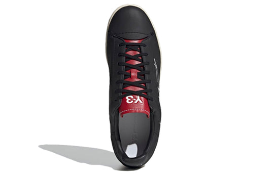 Adidas Y-3 Yohji Court Shoes 'Black Red' FU9190