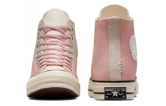 Converse Chuck 70s High Top Mix Materials Shoes 'Static Pink' A06538C