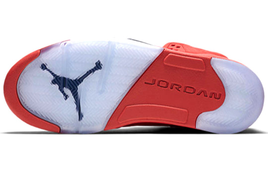 Air Jordan 5 Retro 'Red Suede' 136027-602 Retro Basketball Shoes  -  KICKS CREW