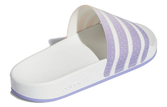 (WMNS) adidas Adilette Slide 'White Light Purple Copper' GV7757