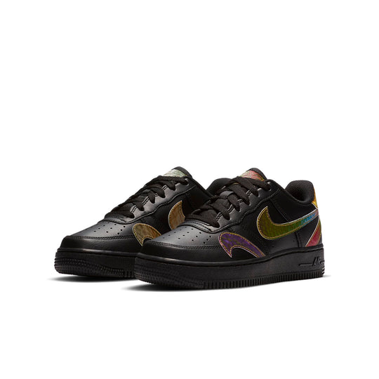 (GS) Nike Air Force 1 LV8 2 'Misplaced Swooshes - Black Multi' CZ5890-001