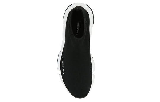 (WMNS) Balenciaga Speed Sneaker 'Black White' 587280W2DBQ1015 - KICKS CREW