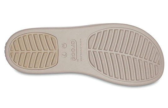 (WMNS) Crocs Brooklyn Lightweight Pale Pink Sandals 206219-6RL