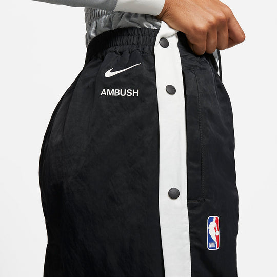 (WMNS) Nike x Ambush NBA Collection Nets Tearaway Pants Asia Sizing 'Black' DB9571-010