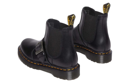 Dr.Martens 2976 Buckle Pull Up Leather Chelsea Boots 'Black Pull Up' 31036001