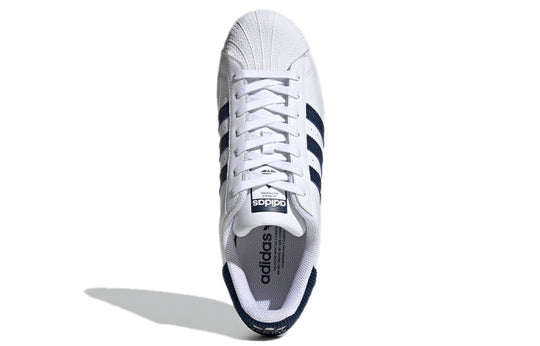 adidas Originals Superstar Shoes 'Cloud White Navy Blue' FZ3560