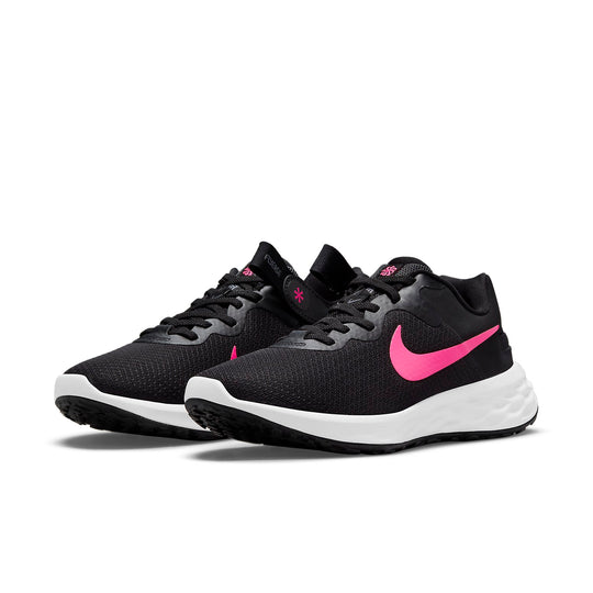 (WMNS) Nike Revolution 6 FlyEase Next Nature 'Black Hyper Pink' DC8997-002