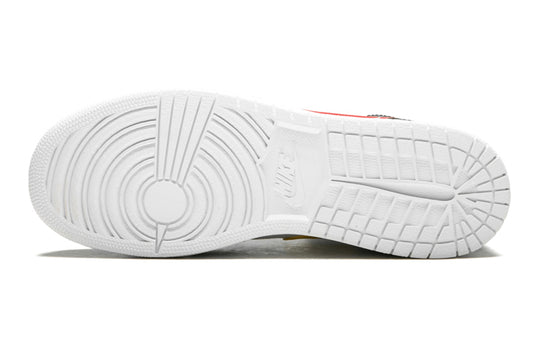 (GS) Air Jordan 1 Retro Mid 'Multi-Color Swoosh' 554725-052 Big Kids Basketball Shoes  -  KICKS CREW