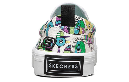 (WMNS) Jeremyville x Skechers V Lites Slip-on Shoes Multi-color 66666300-WMLT