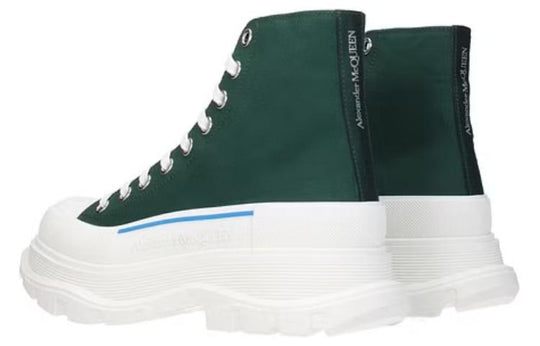 Alexander McQueen Tread Slick High-Top Sneakers 'Green White' 604254W4MV23135