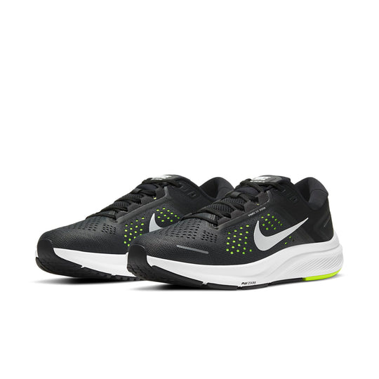Nike Air Zoom Structure 23 'Black White Green' CZ6720-010 Marathon Running Shoes/Sneakers  -  KICKS CREW