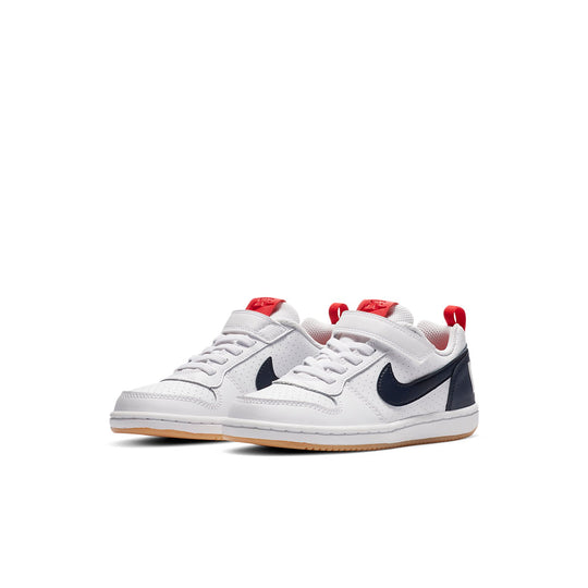 (PS) Nike Court Borough Low 'White Red Blue' 870025-105