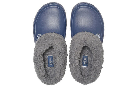 Crocs Stay Warm Cozy Wear-Resistant Sports Unisex Blue Sandals 204563-4HE