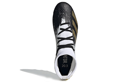 adidas Predator 20.3 Mg Boots 'White Black Gold' FW9188