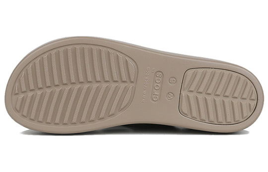 (WMNS) Crocs Brooklyn Thick Sole Black Sandals 'Black' 206453-07H