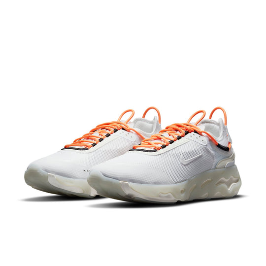Nike React Live Shoes White/Orange CV1772-102