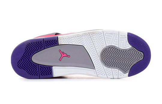 (GS) Air Jordan 4 Retro 'Pink Foil' 487724-607 Big Kids Basketball Shoes  -  KICKS CREW