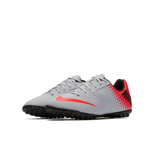 (GS) Nike BombaX TF Turf 'Gray Red' 826488-006