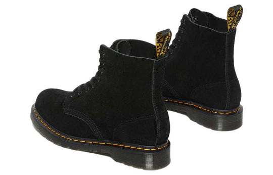 (WMNS) Dr.Martens 1460 Pascal Suede Lace Up Boots 'Black E H Suede+E H Suede Mb' 27457001