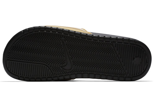 (WMNS) Nike Benassi Slides 'Metallic Gold' 618919-022