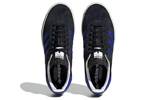 (WMNS) adidas Gazelle Bold 'Black Lucid Blue' HQ4408