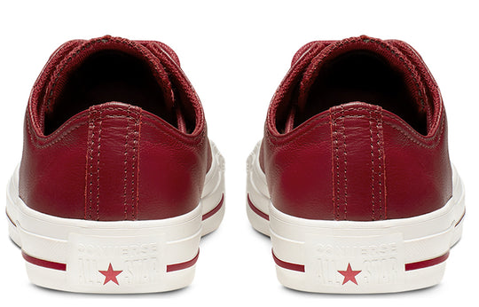 Converse Chuck Taylor All Star Leather Low Top Red/White 165419C