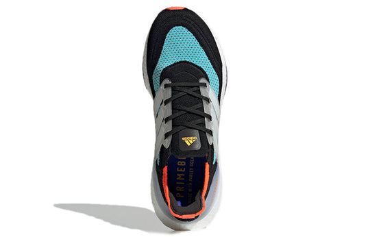 adidas Ultra Boost 21 Running Shoes 'Black White Pulse Aqua' S23867