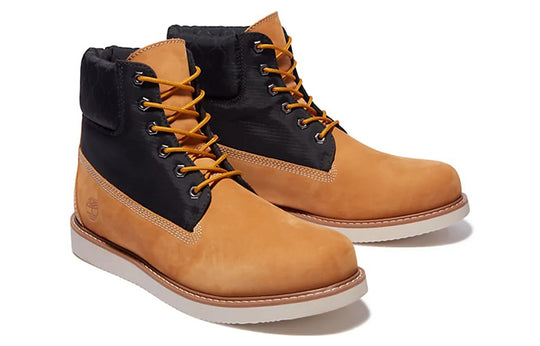 Timberland Newmarket 6 Inch Quilted Boots 'Wheat Black' A2GJT231