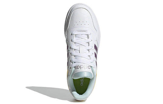 (WMNS) adidas Hoops 3.0 'White Matte Purple Metallic' GX1806