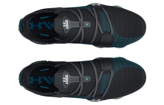 Under Armour HOVR Tour Spikeless Wide Golf Shoes 'Black Teal' 3025069-002