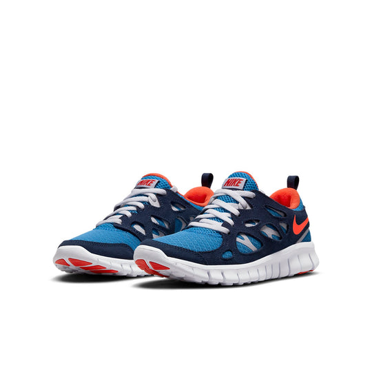 (GS) Nike Free Run 2 'Light Photo Blue Orange' DD0163-403