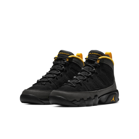 (GS) Air Jordan 9 Retro 'Dark Charcoal University Gold' 302359-070 Big Kids Basketball Shoes  -  KICKS CREW