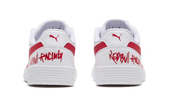 PUMA RBR Caracal White/Red Casual Low Board Shoes 339854-02
