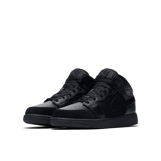 (GS) Air Jordan 1 Mid Light 554725-064 Big Kids Basketball Shoes  -  KICKS CREW