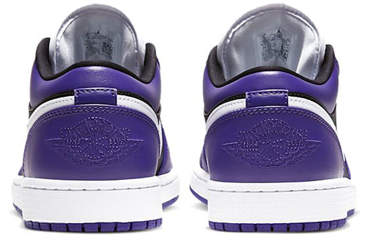 Air Jordan 1 Low 'Court Purple Black' 553558-501 Retro Basketball Shoes  -  KICKS CREW