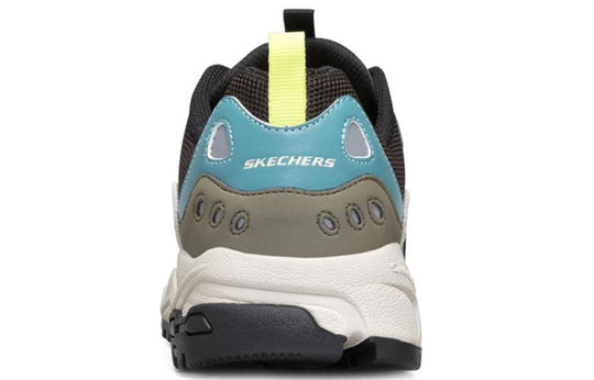 Skechers Stamina Running Shoes Black/Brown/Blue 666096-BRN