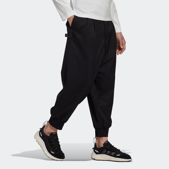 adidas Y-3 Classic Refined Wool Cuff Pants 'Black' GK4567