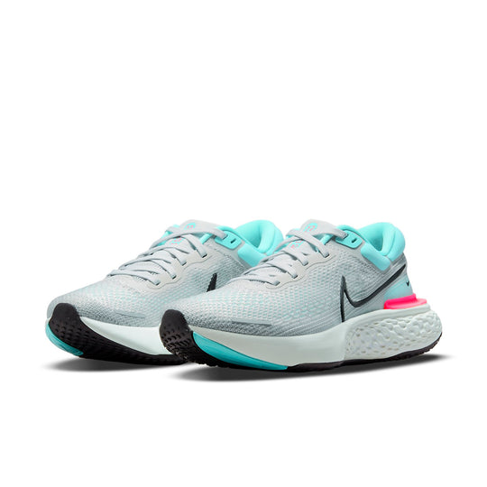 Nike ZoomX Invincible Run Flyknit 'Grey Fog Dynamic Turquoise' CT2228-003