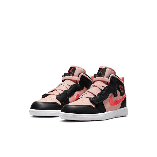 (PS) Air Jordan 1 Mid ALT 'Black Pink Crimson' AR6351-604