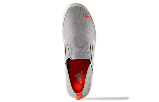 adidas B Slip-on Dlx Cozy Wear-resistant Low Tops Sports Gray AQ5202