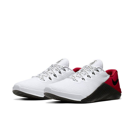Nike Metcon 5 + 'White Black Red' CW0526-106 Training Shoes/Sneakers  -  KICKS CREW