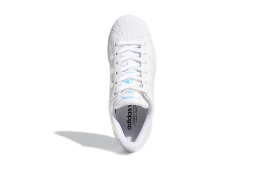 (GS) adidas Superstar J 'White Iridescent' FX7594